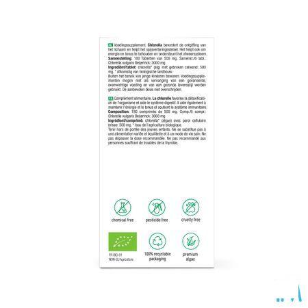 Purasana Chlorella Broken Cell Wall Bio Comprimes 180