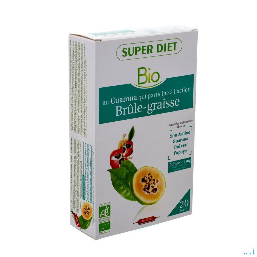 Super Diet Complexe Vetverbrander Bio Ampullen 20x15 ml  -  Superdiet Laboratoires