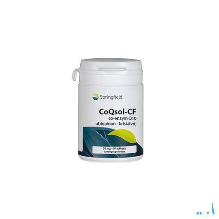 Coqsol Cf 30 mg Springfield Softgels 60  -  Springfield Nutraceuticals