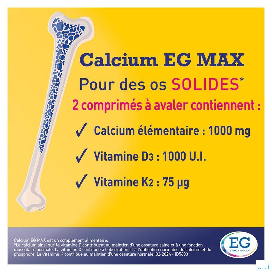 Calcium Eg Max K2 1G/1000Ie/75Mcg Filmom.Tabl 90 x 2