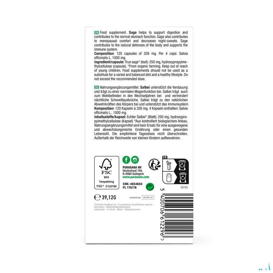 Salie Bio Capsule 120x220 mg