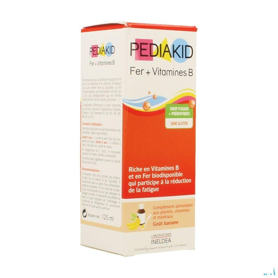 Pediakid Fer + vit B Sos Drink Flacon 125 ml