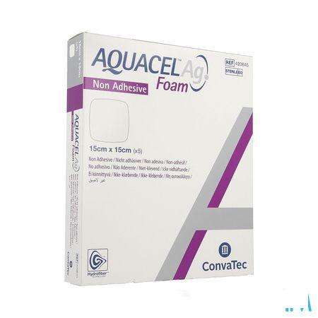 Aquacel Ag Foam Non Adhesif 15X15Cm 5