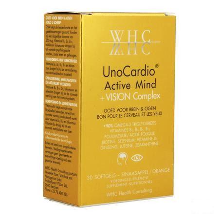 Unocardio Active Mind + Vision Complex Softgels 30