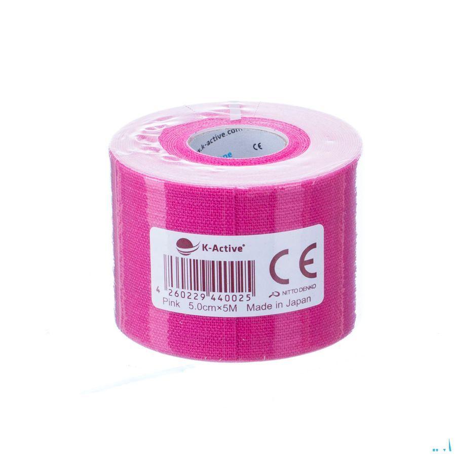 Kinesio-tex Tape Adhesive Rood 5cmx4m  -  Naqi