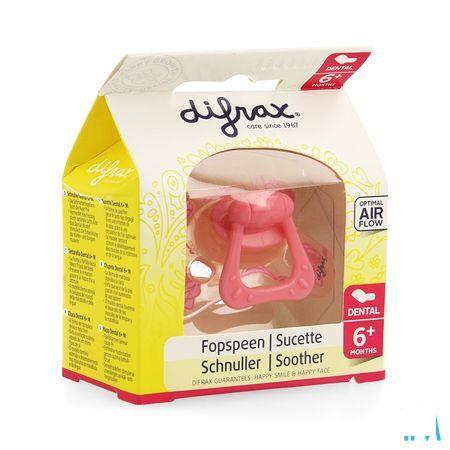 Difrax Fopspeen Sil Dental + ring + 6m 800  -  Difrax