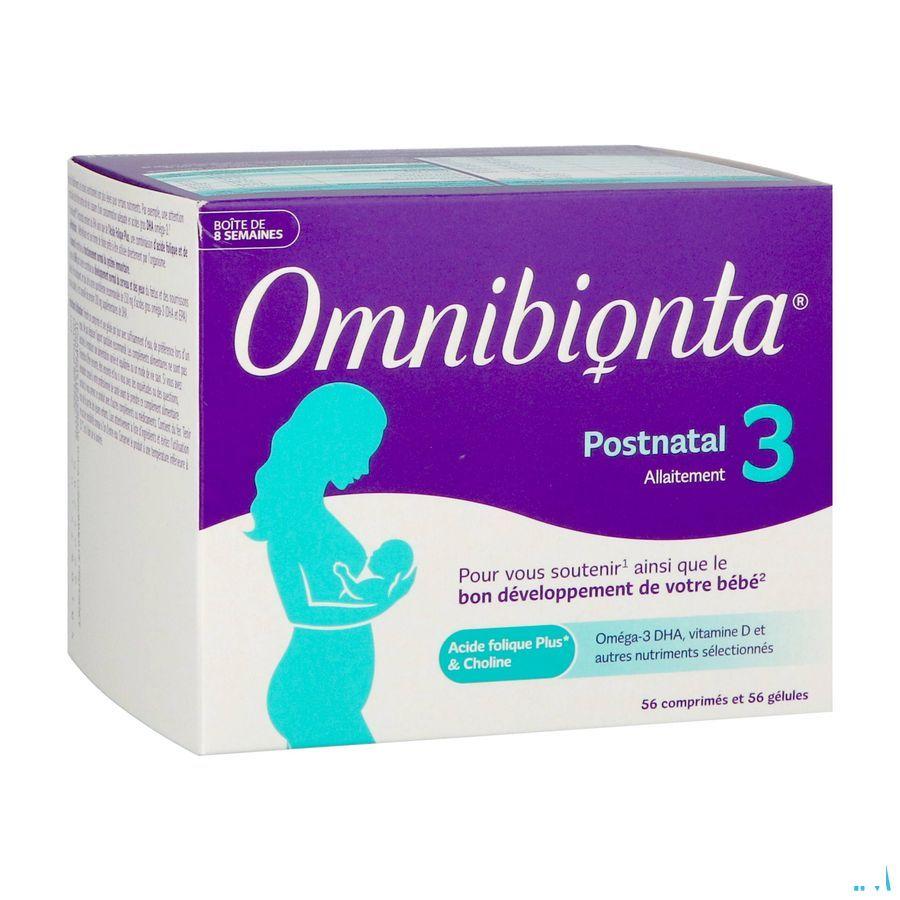 Omnibionta Postnatal 3 Borstv.8Wek Tabl 56+Caps 56