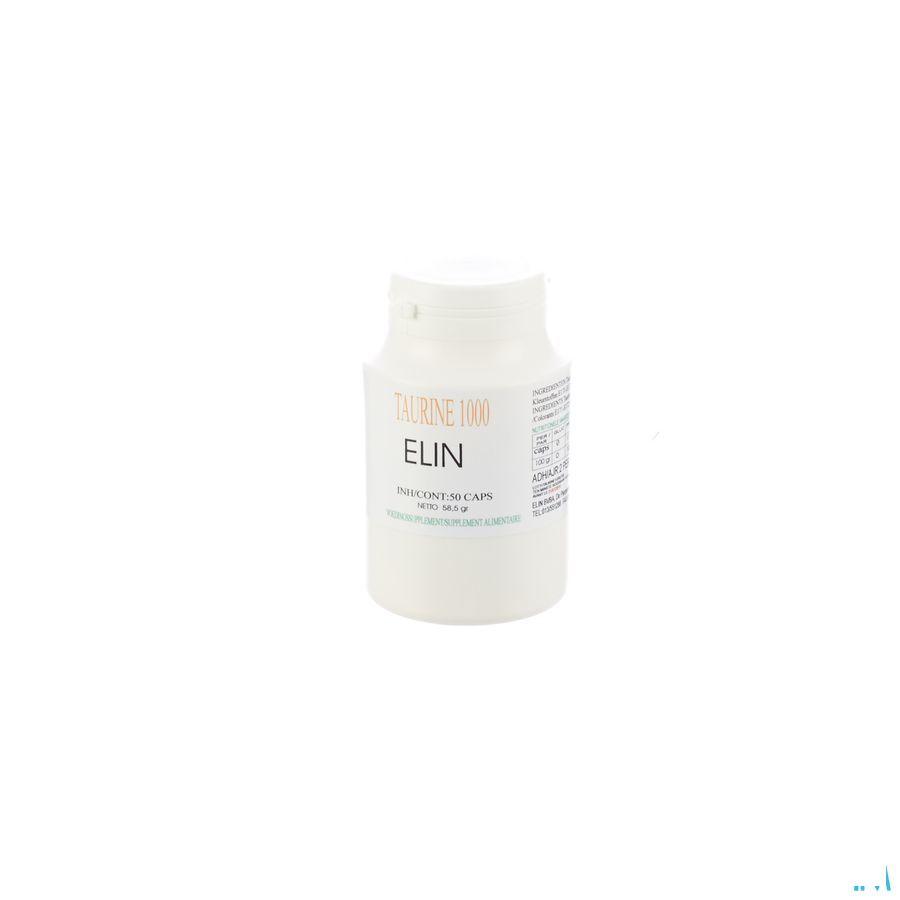Taurine Capsule 50x1000 mg  -  Elin