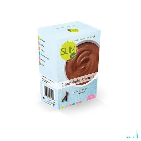 Slimdiet Chocolademousse Zakje 5x25 gr  -  Slimdiet Bv