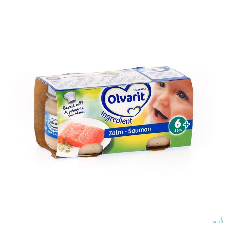 Olvarit Ingredient Zalm Pot 2x80 gr 123221  -  Nutricia