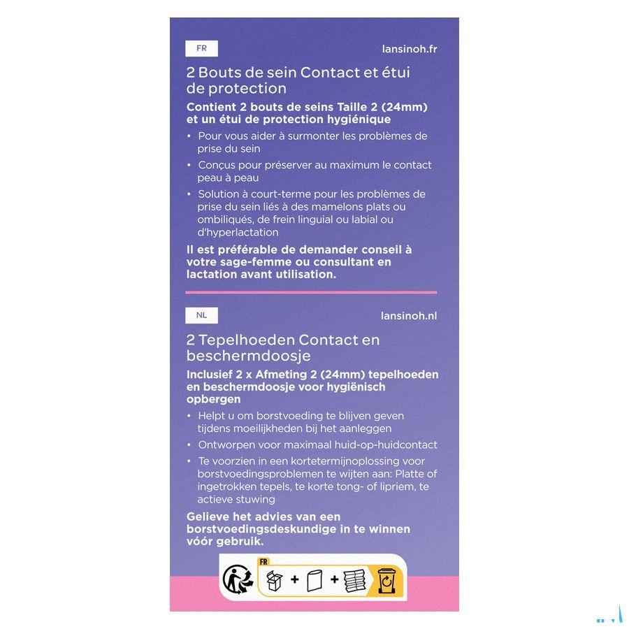 Lansinoh Tepelhoedjes T2 2 + Beschermdoos