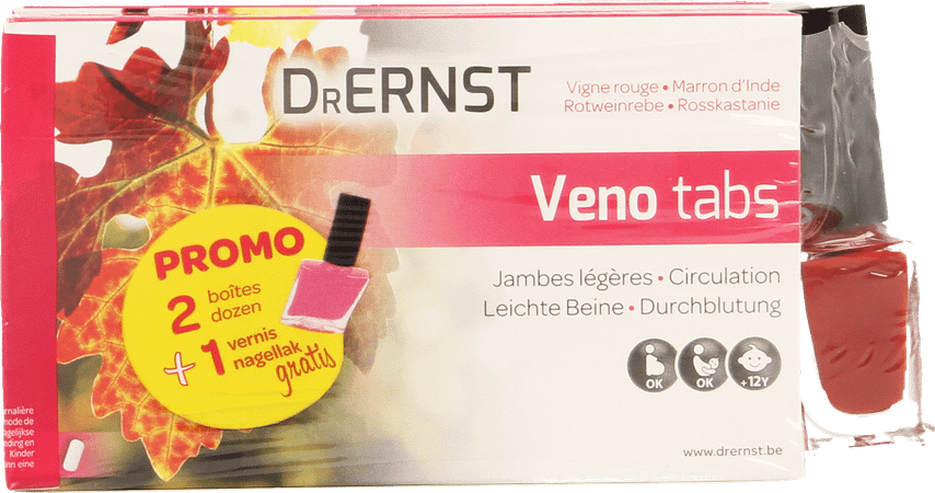 Dr Ernst Venotabs Tabletten 2x42 + Nagellak  -  Tilman