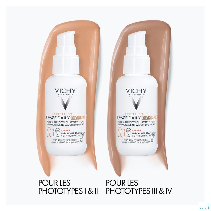 Vichy Cap Sol Uv-Age Medium Getint Ip50 + 40 ml  -  Vichy