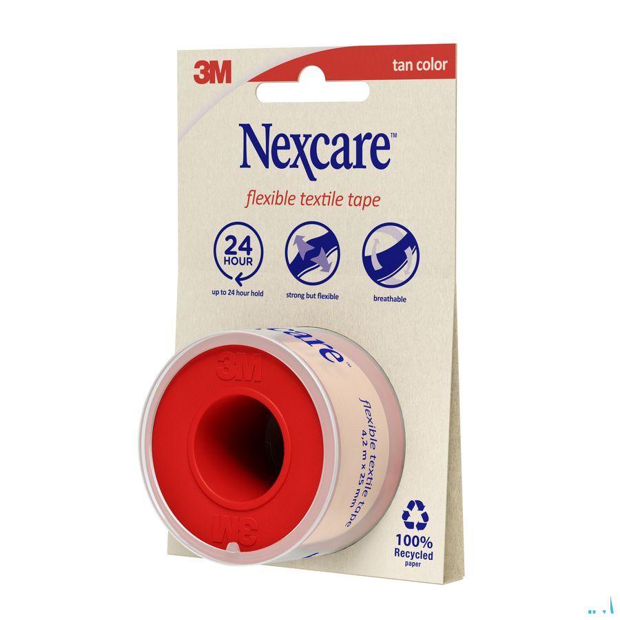 Nexcare 3M Textile Flexibele Tape 4,2m x 25mm Nt04-2