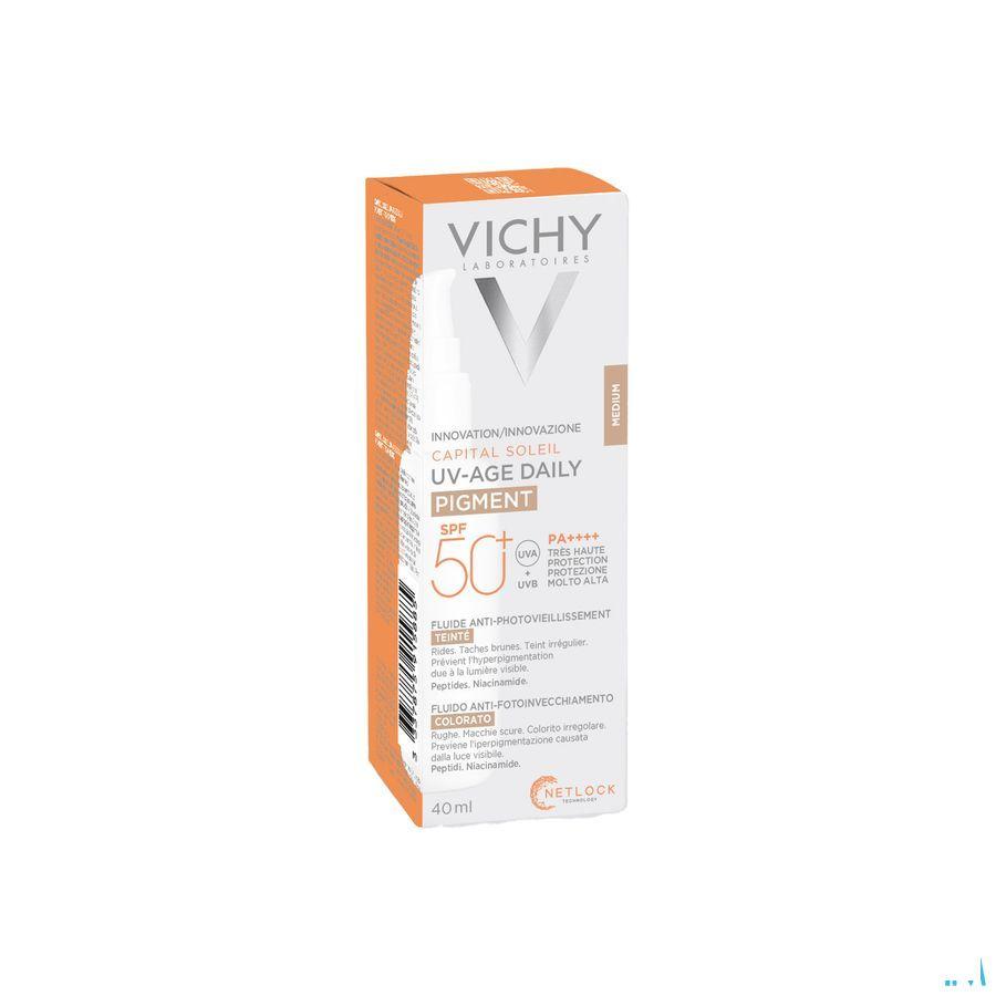 Vichy Cap Sol Uv-Age Medium Getint Ip50 + 40 ml  -  Vichy