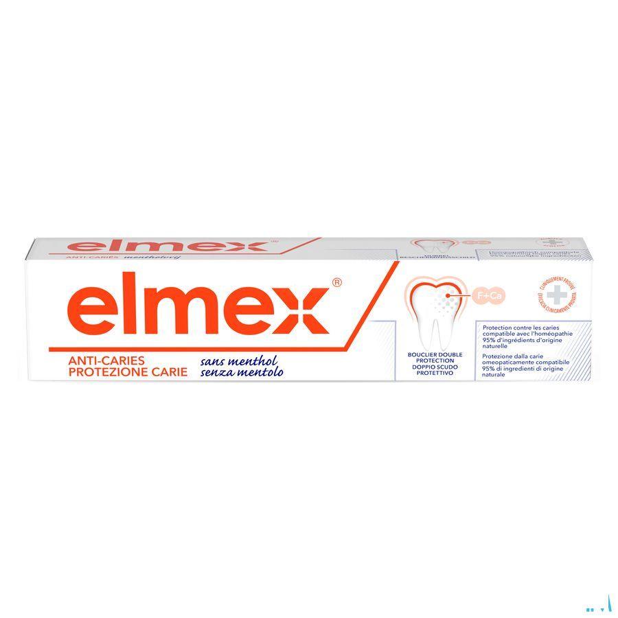 Elmex A/Caries Z/Menthol Tandpasta Tube 75 ml