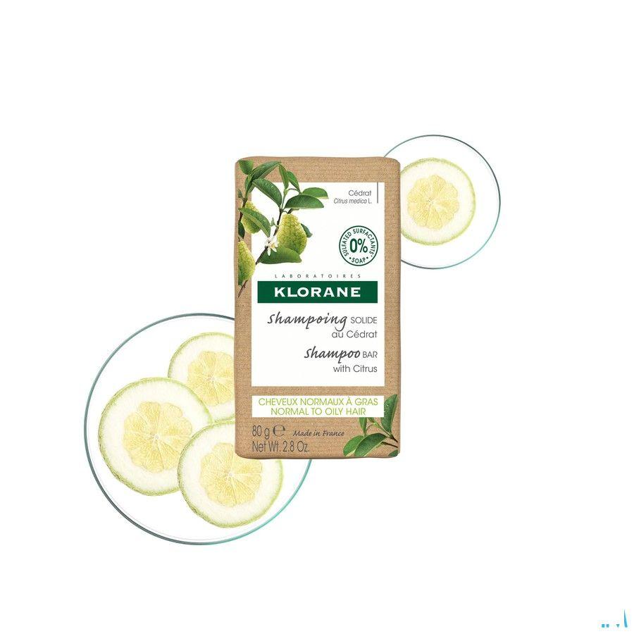 Klorane Capil. Shampooing Solide Cedrat 80 gr