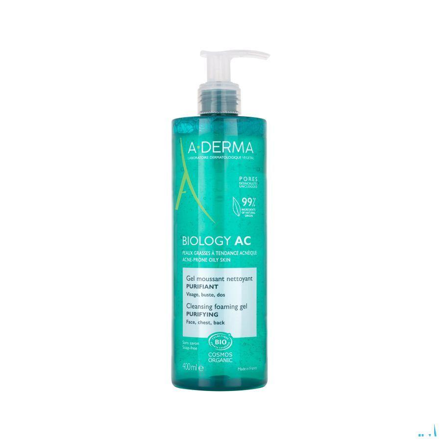 Aderma Biology Ac Zuiv. Schuim.Reinig.Gel 400 ml