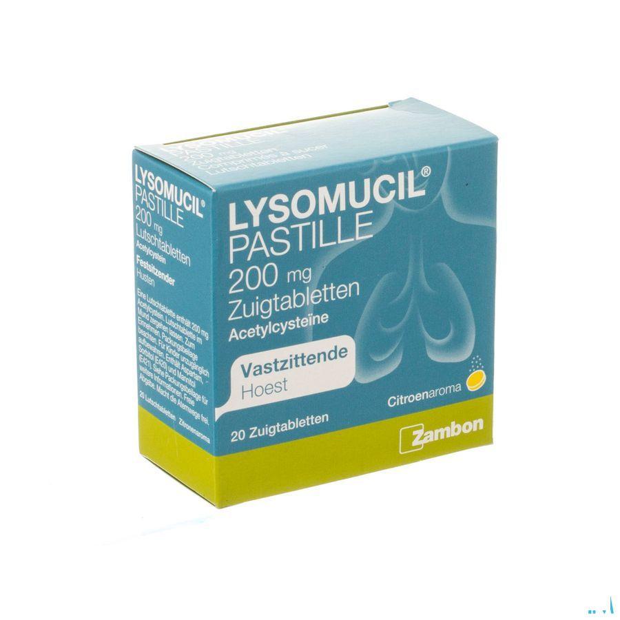 Lysomucil 200 Tabletten A Sucer - Zuigtabletten 20