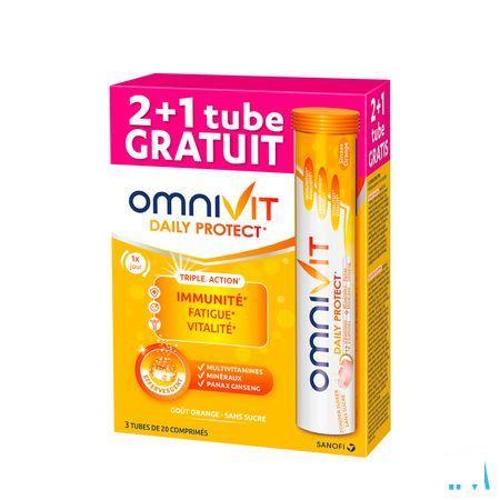 Omnivit Daily Protect Tripack Bruistabl 3X20  -  Sanofi