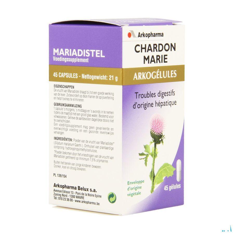 Arkocaps Mariadistel Plantaardig 45  -  Arkopharma
