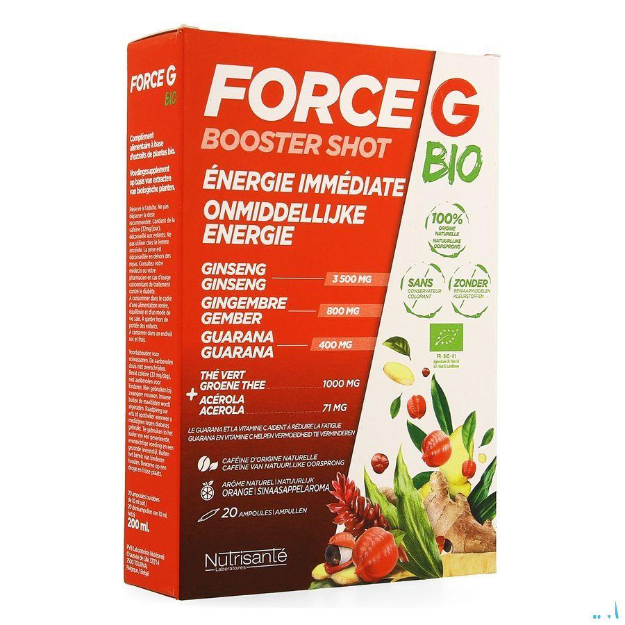 Force G Booster Shot Bio Ampullen 20  -  Nutrisante