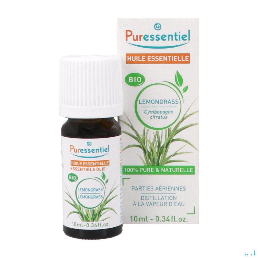 Puressentiel Eo Lemongrass Bio Essentiele Olie 10 ml  -  Puressentiel