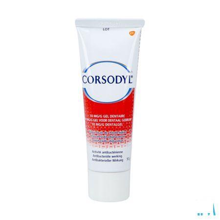 Corsodyl 10 mg/g Gel Dentaire Tube 50 gr