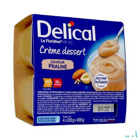 Delical Creme Dessert La Floridine Praline 4 x 200 gr