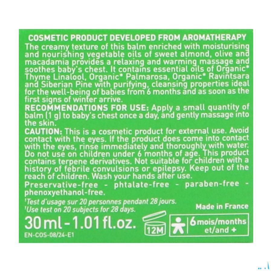 Puressentiel Ademhaling Massagebalsem Baby 30 ml  -  Puressentiel