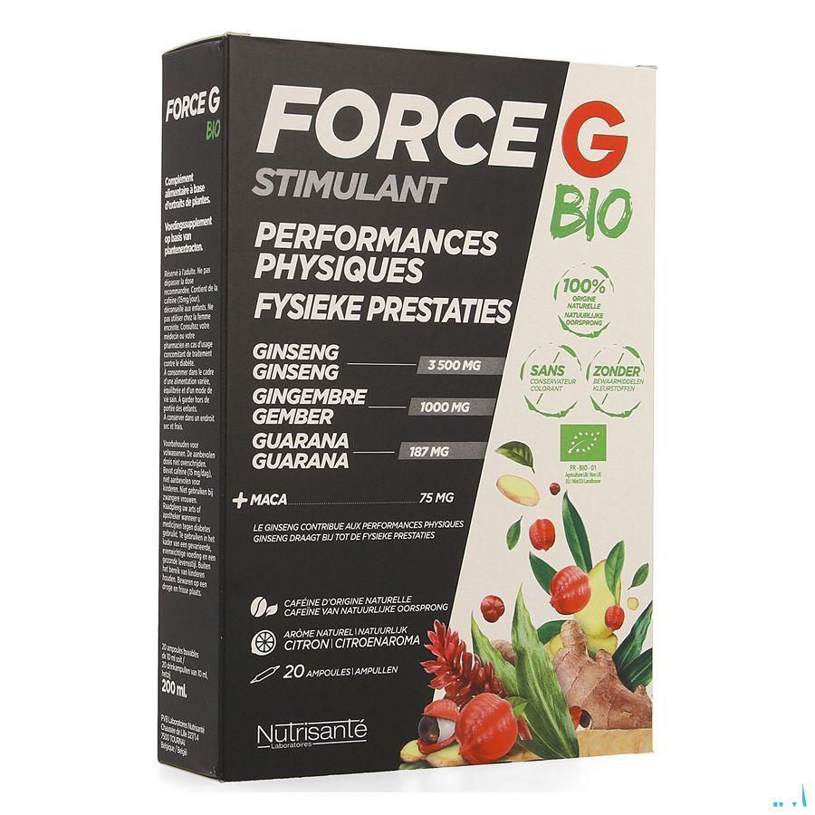 Force G Stimulant Bio Ampullen 20  -  Nutrisante