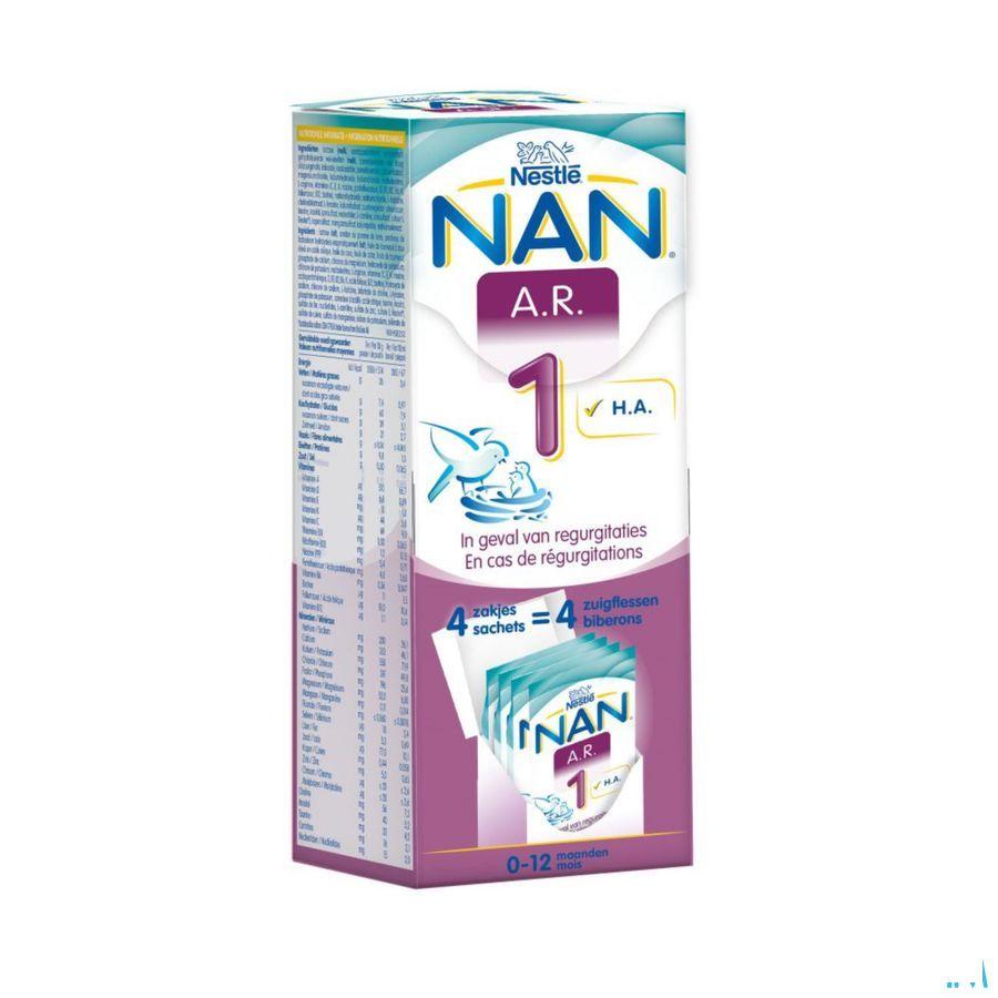 Nan Ar1 Lait Poudre 4x26,2g  -  Nestle