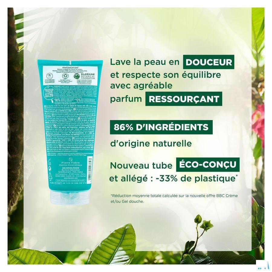 Klorane Lichaam Douchegel Water Tiare 200 ml