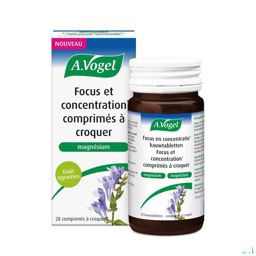 A.Vogel Focus  &  Concentratie Kauwtabl 28
