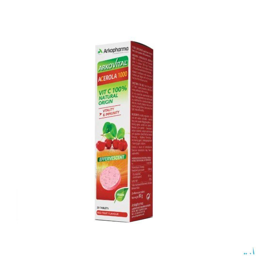 Arkovital Acerola 1000 Effervescent Vit C Comp 20