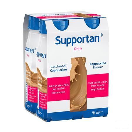 Supportan Cappuccino Flacon 4x200 ml 7018601  -  Fresenius