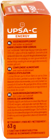 Upsa C Energy 1000 mg Bruistabl 20