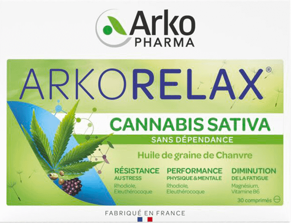 Arkorelax Stress Control Cannabis Sativa Comp 30
