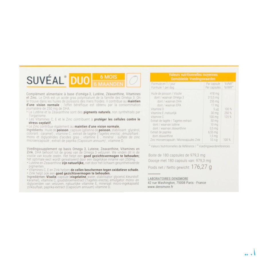 Suveal Duo 6M Caps 180