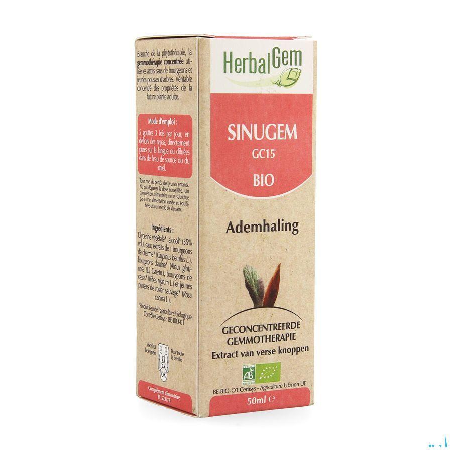 Herbalgem Sinugem Complex Voies Respir. Gouttes 50 ml  -  Herbalgem