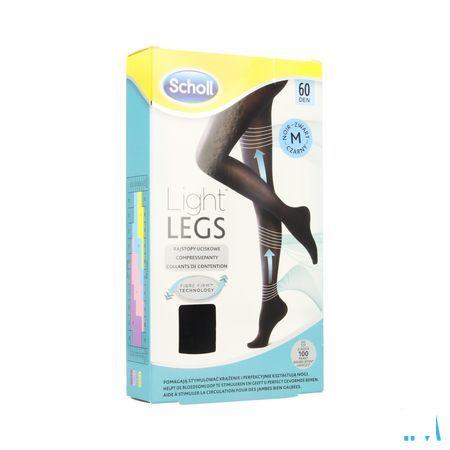 Scholl Light Legs 60d Medium Black