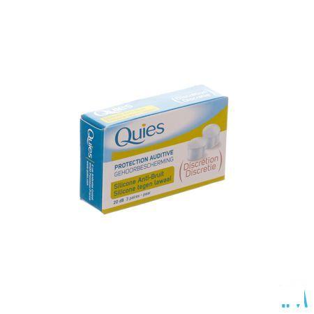 Quies Gehoorbescherming Tegen Lawaai Silic.3 Paar  -  Quies