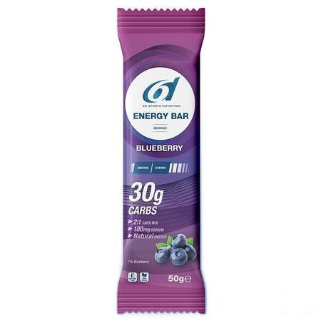 6D Energy Bar Blueberry 6X50 g
