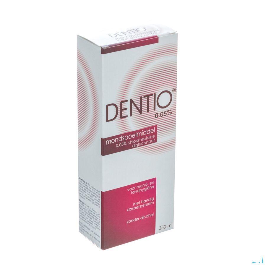 Dentio Rood 0,05% Mondspoelmiddel 250 ml  -  I.D. Phar