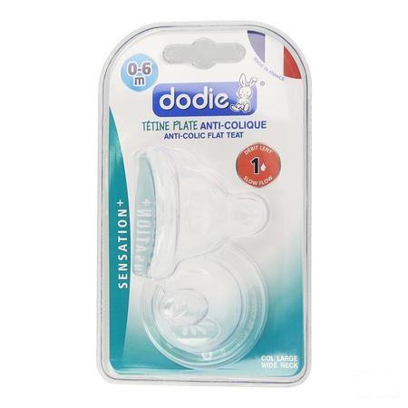 Dodie Speen Plat Grote Hals Sil. Debiet 1 0-6m