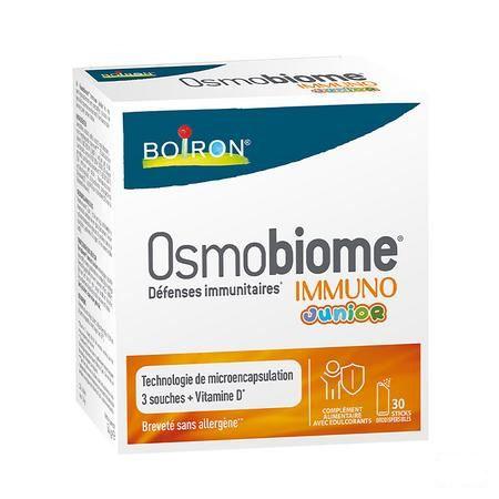 Osmobiome Immuno Junior Pdr Stick 30X1,8G  -  Boiron