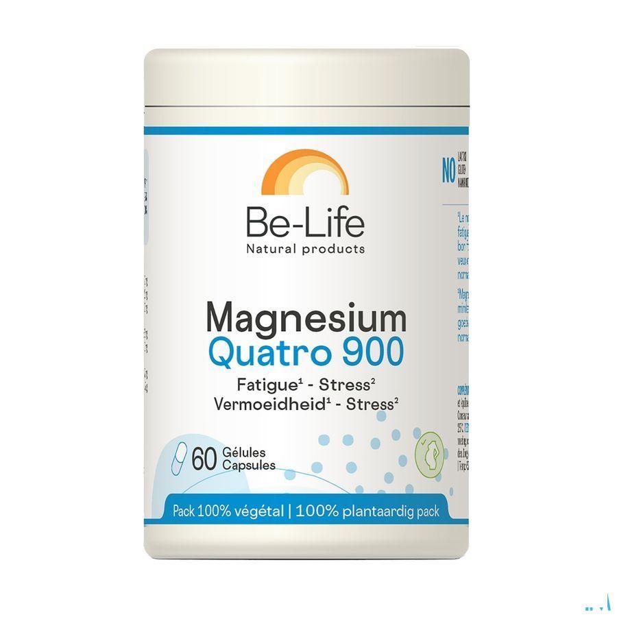 Magnesium Quatro 900 Be Life Pot Capsule 60  -  Be-Life