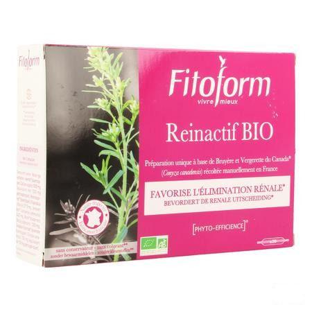 Reinactif Bio Ampullen 20x10 ml Fitoform  -  Bioholistic Diffusion