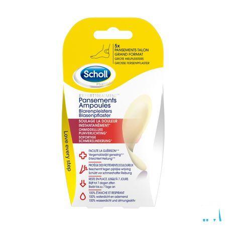 Scholl Pansement Ampoule Talon Grand Format S/Latex 5