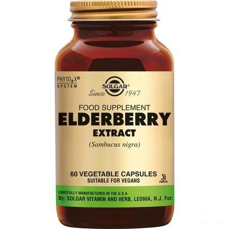 Solgar Elderberry Extract (vlierbes) V-Capsule 60  -  Solgar Vitamins